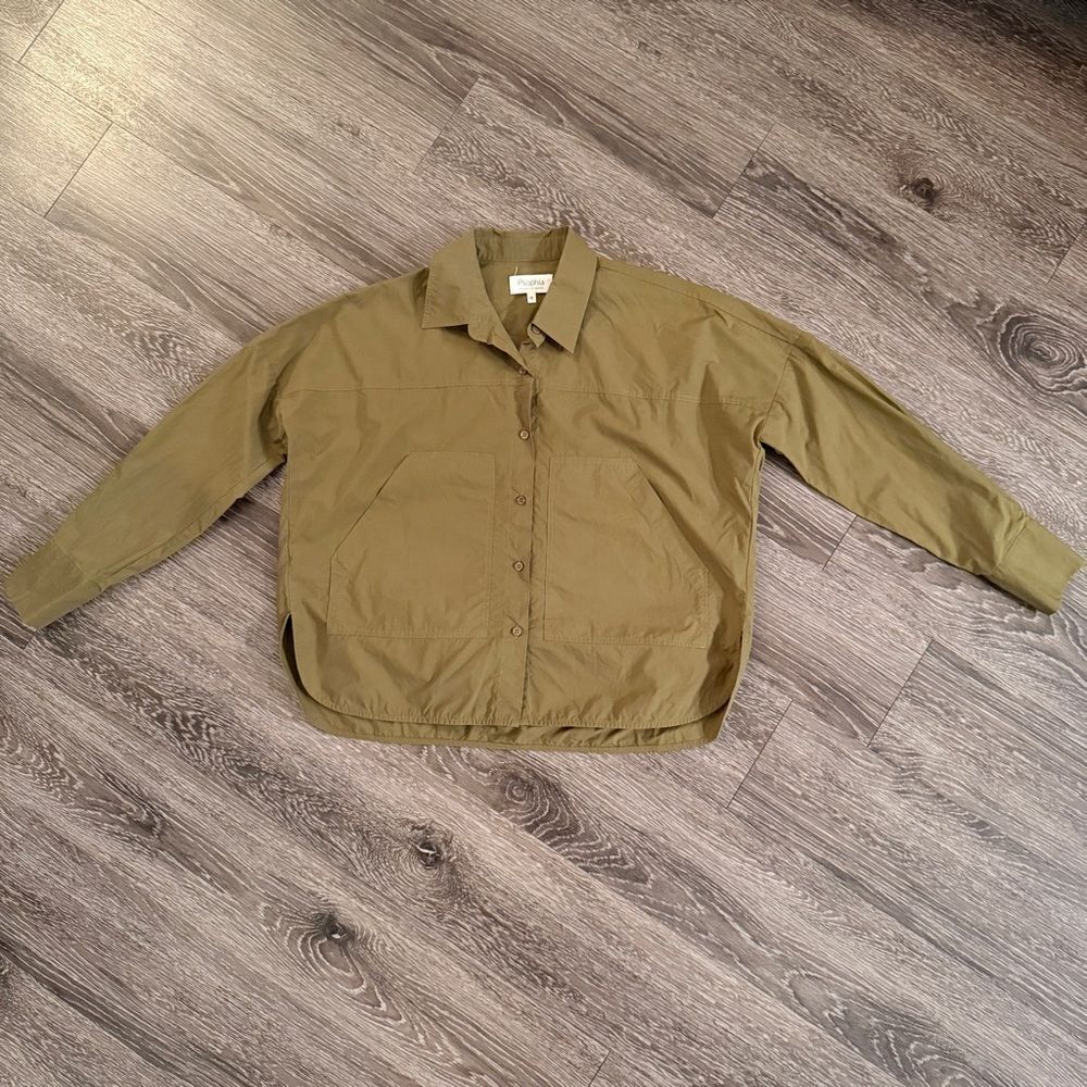 Psophia Button Up Shirt Kaki